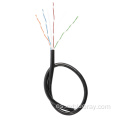 Factory suministro Ethernet Interior CCA Network UTP Cat6 Cable LAN Cobre 4 par 305m 1000 pies Cable de lan de chaqueta amarilla de color amarillo